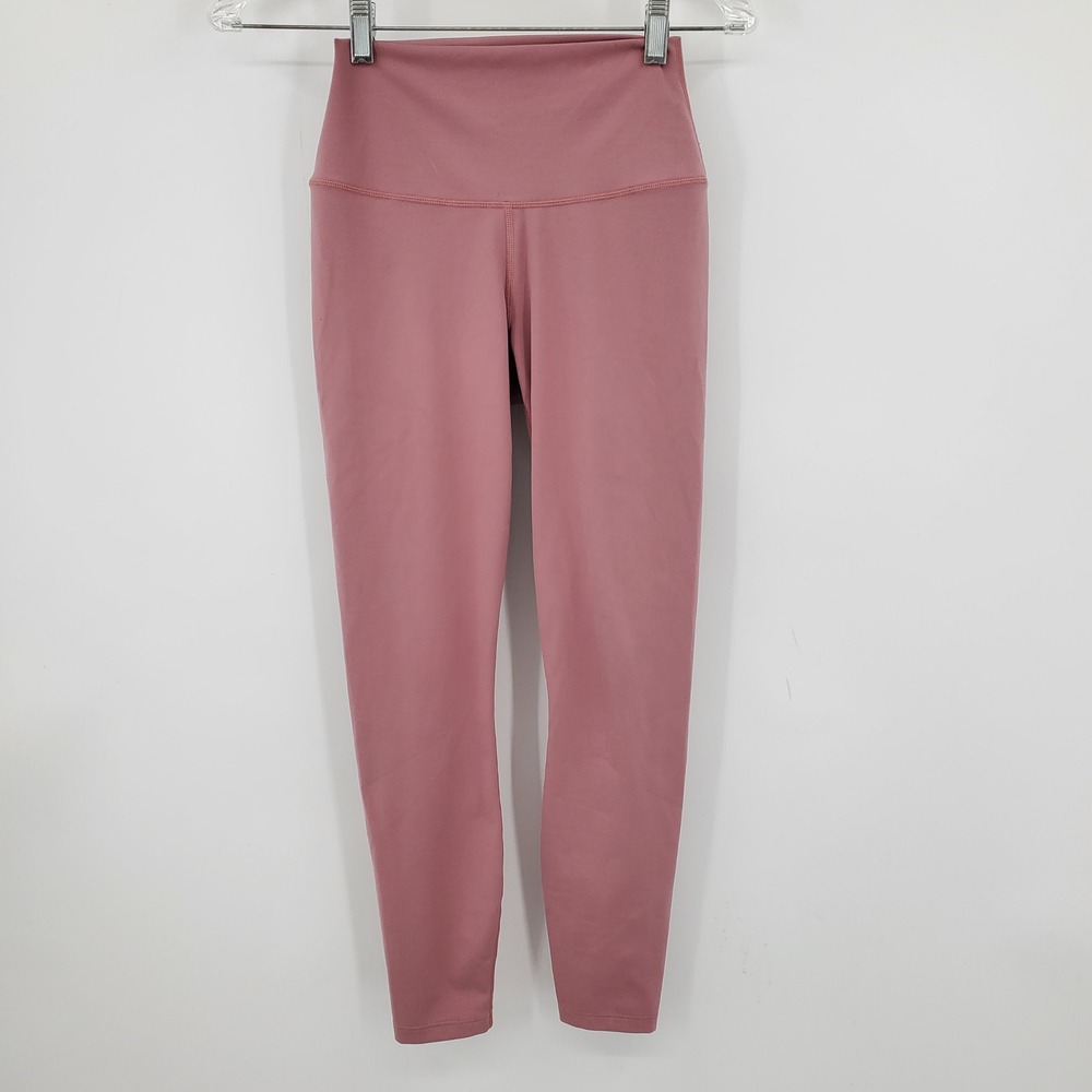 Varley Women's High Rise Leggings Dusty Rose Pink Size S Athletic Yoga Workout